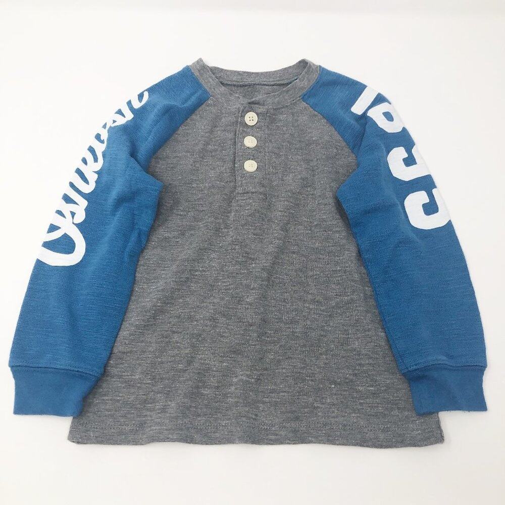 Oshkosh I Boys Long Sleeve Henley Tee